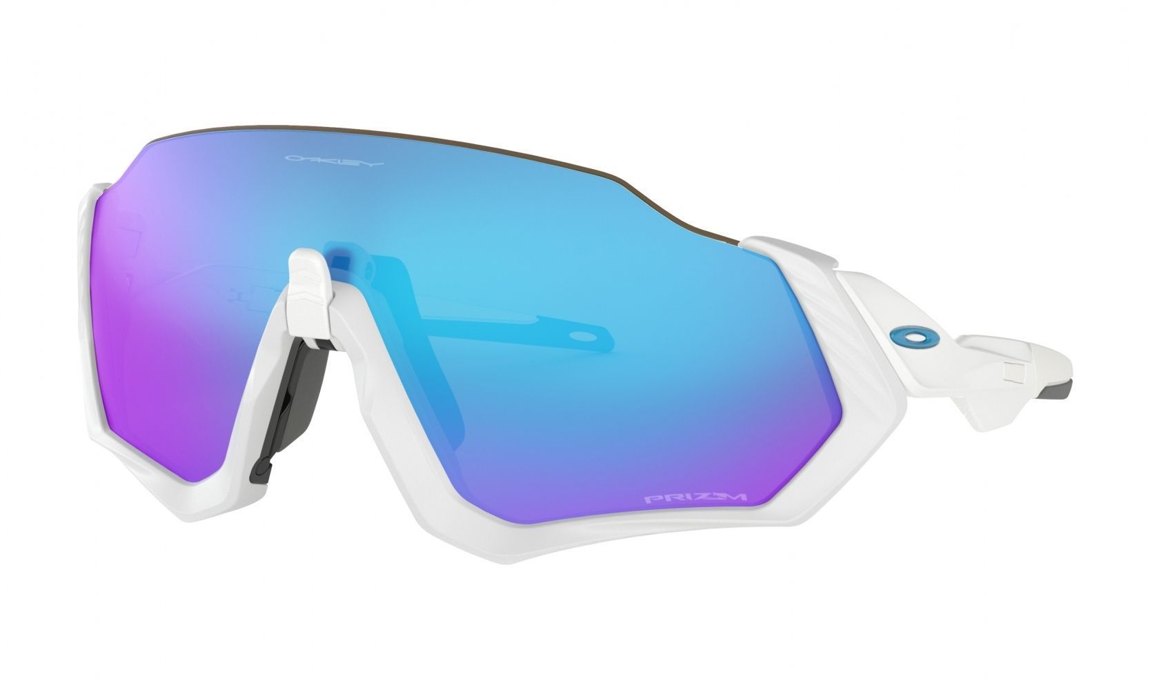 Очки Oakley Flight Jacket Polished White / Prizm Sapphire – купить
