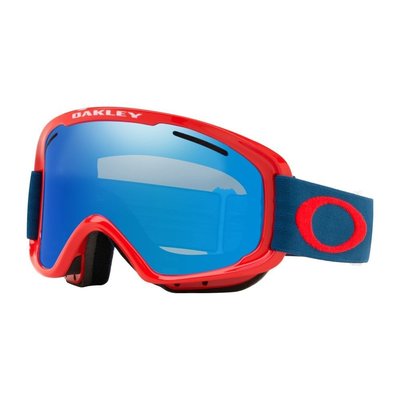 Гірськолижна маска Oakley O Frame 2.0 XM Poseidon Red / Black Ice Iridium & Persimmon 2200000000262 фото